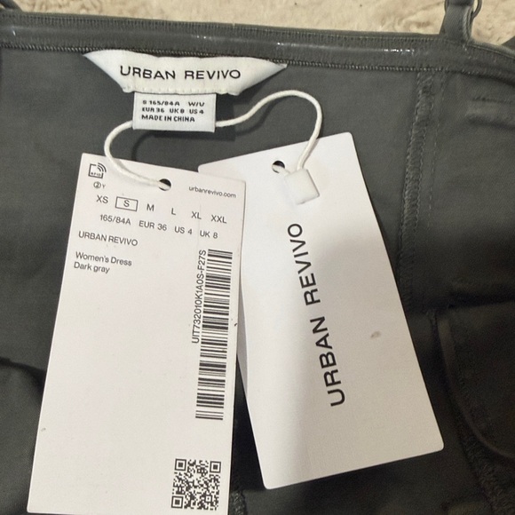 URBAN REVIVO GRAY MINI DRESS - Picture 13 of 13